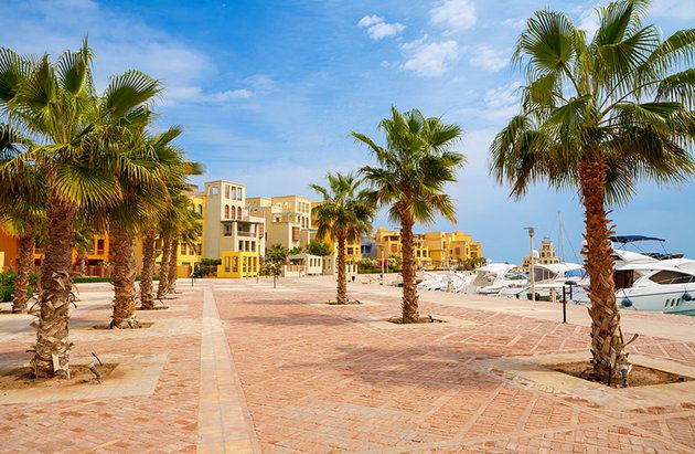El-Gouna is a completely planned modern resort town focused on luxury resort living and holiday villa complexes
