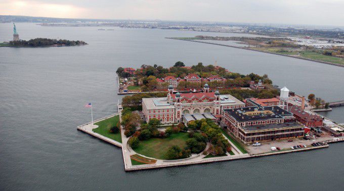 Ellis Island, in Upper New York Bay