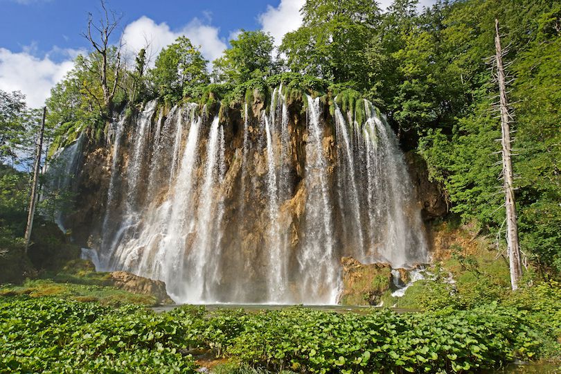 Fabouls view in plitvice lakes