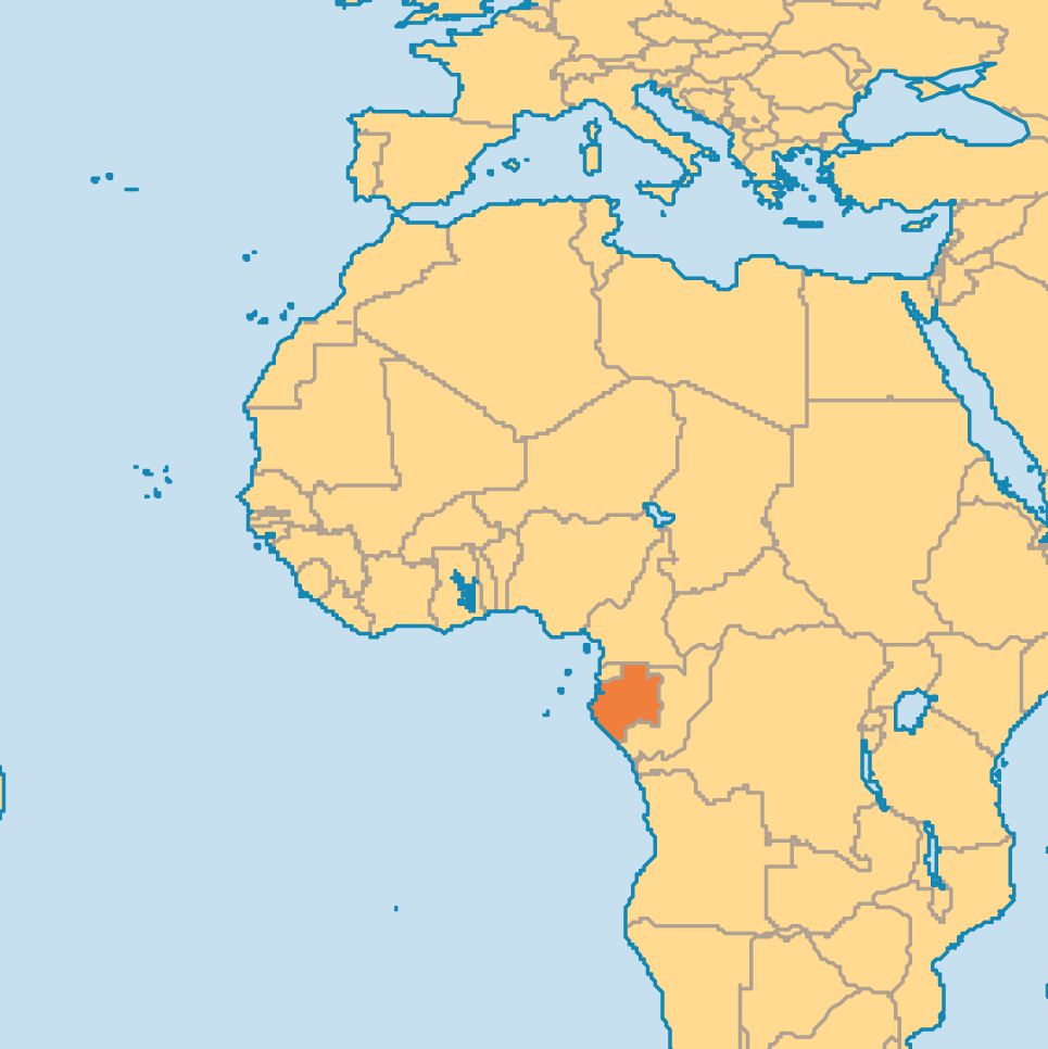 GABON map