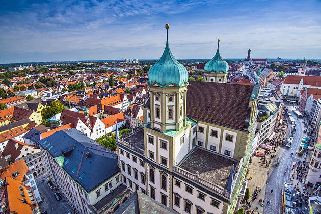 center of Augsburg