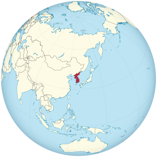 Koreas Location