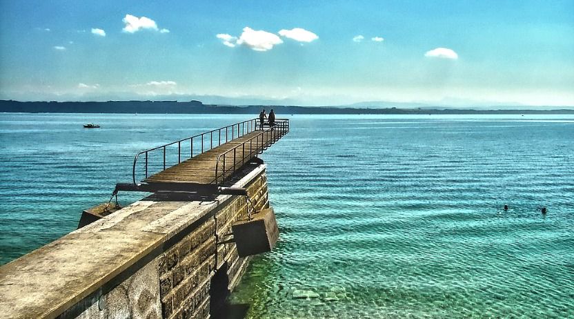 Lake Neuchâtel in Switzerland