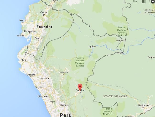 Map of Scientists discover mysterious boiling river in Amazon