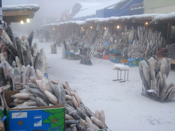 market in Yakutsk