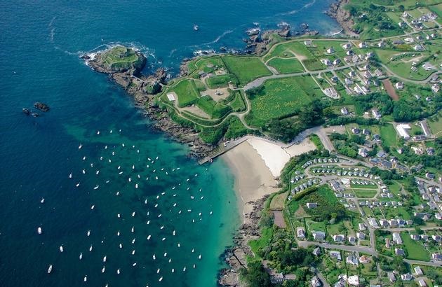 Natural aerial photography of France