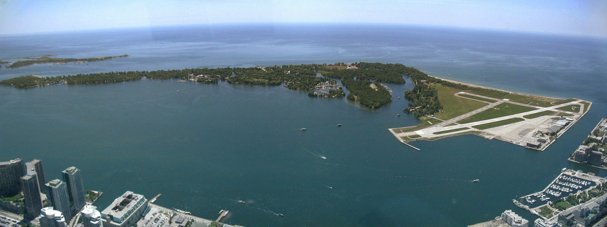 Panorama of Toronto Islands