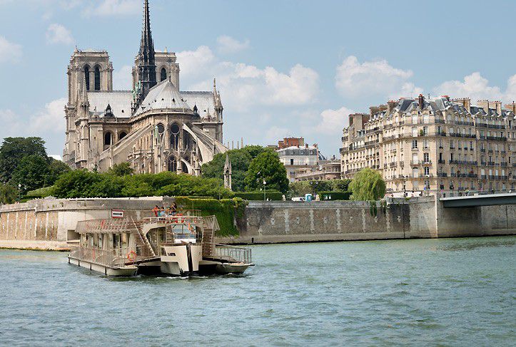 Seine cruise during a trip to Paris