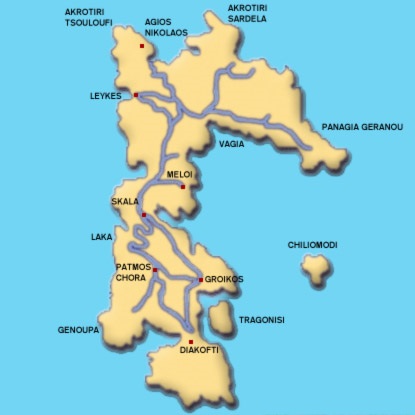 Patmos map
