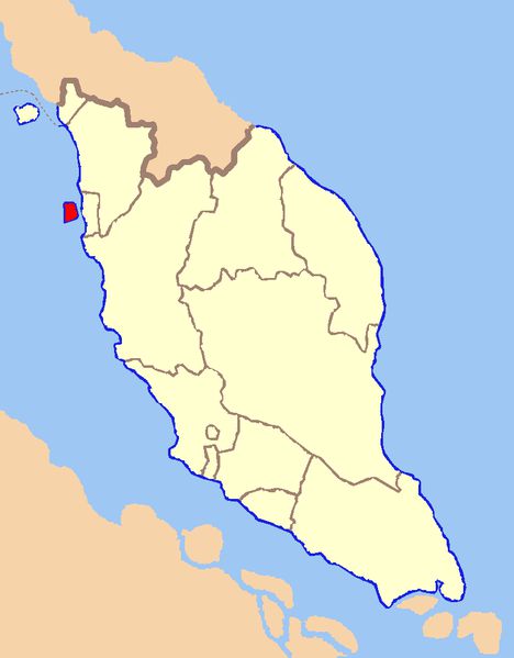 Penang Island map