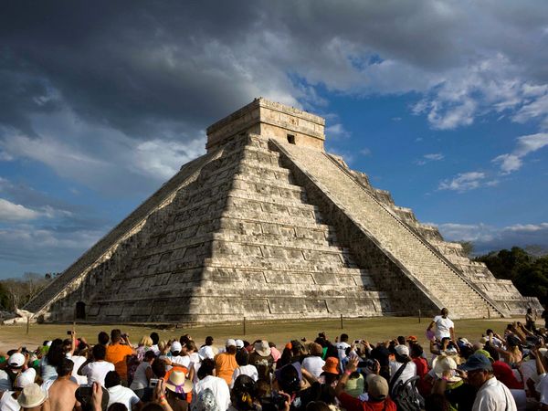 Maya pyramid