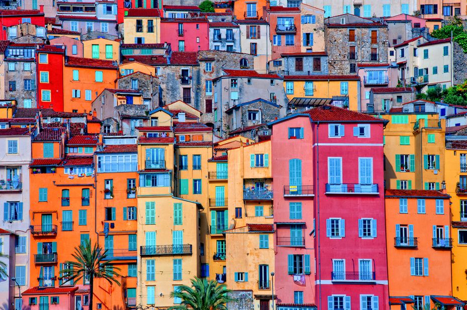 Provence Village of Menton, Provence-Alpes Cote d’Azur, France