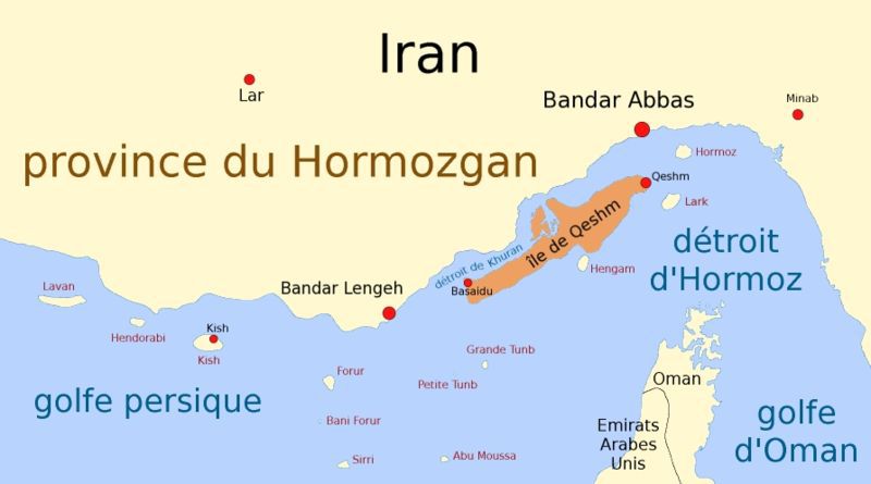 Qeshm map