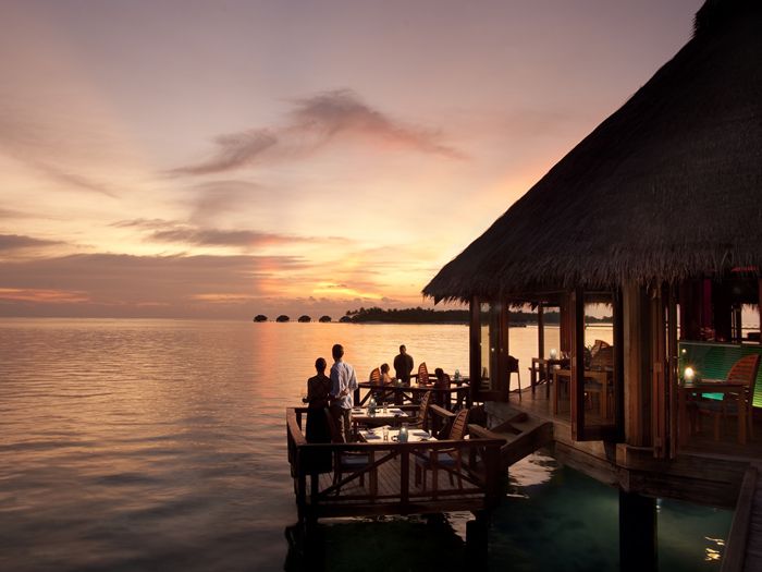 the Ithaa restaurant