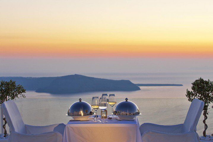 Restaurant at Above Blue Suites, Santorini