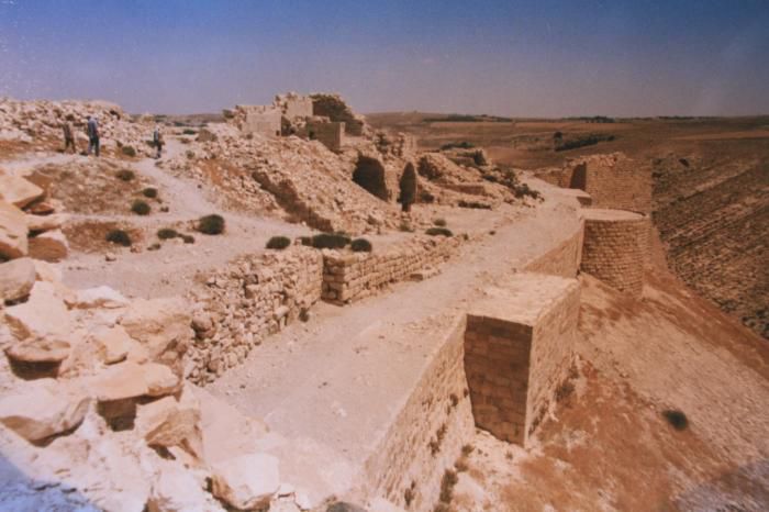 Shobak castle’s walls