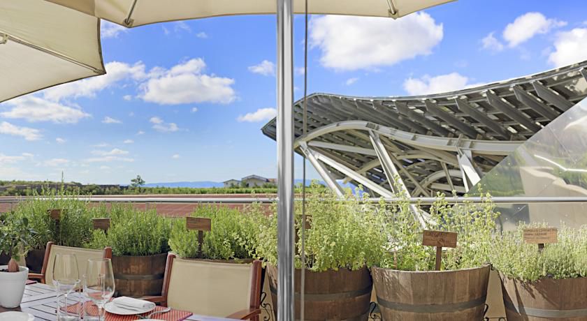 Beautiful Marqués de Riscal vineyards hotel
