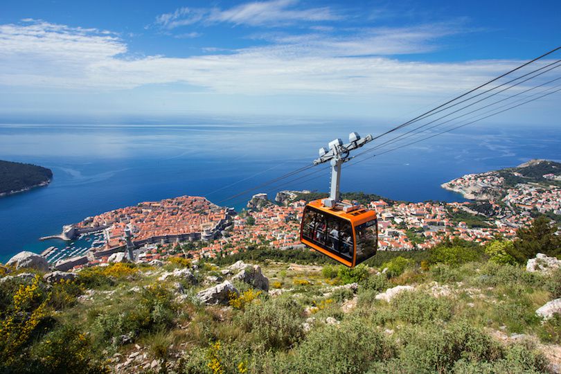 the cable car station