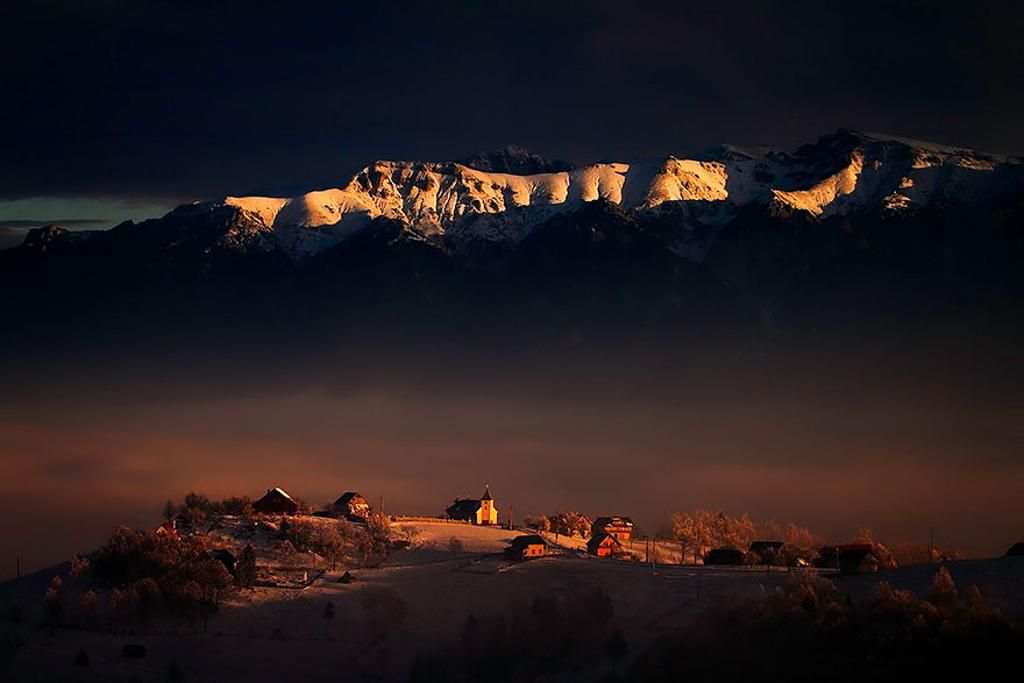 The Contrast of Darkness and Light At Bucegi Mountains