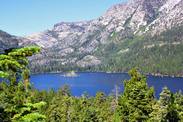 the Emerald Bay State Park