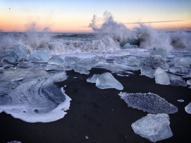 The first settlers arrived in Iceland around AD 870