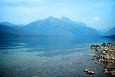 The Glacier National Park in the U.S. state of Montana