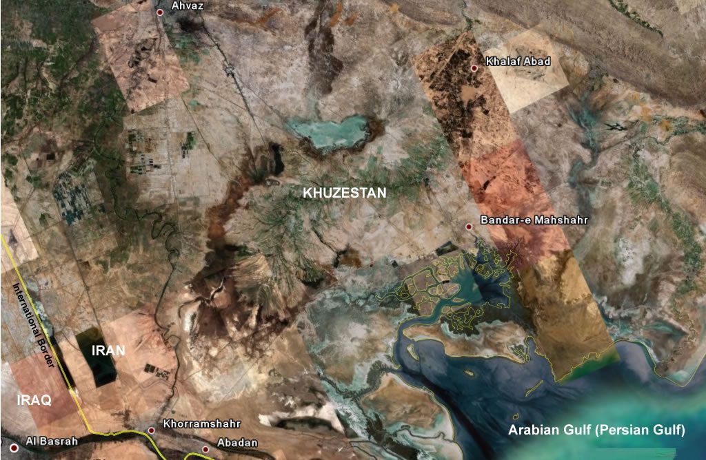The Khuzestan map
