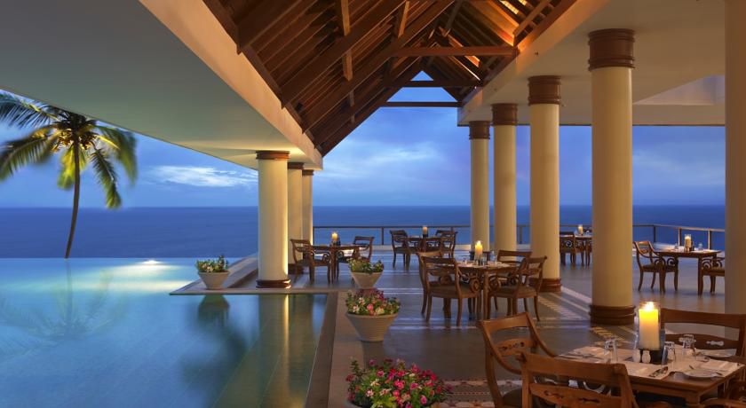 The Leela Kovalam Beach swimming pool