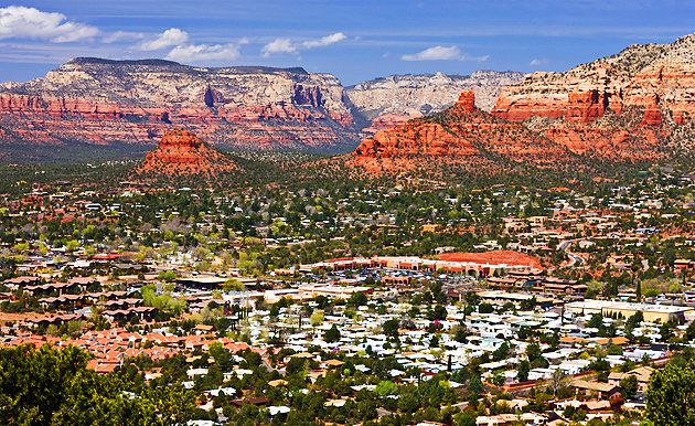 The town of Sedona