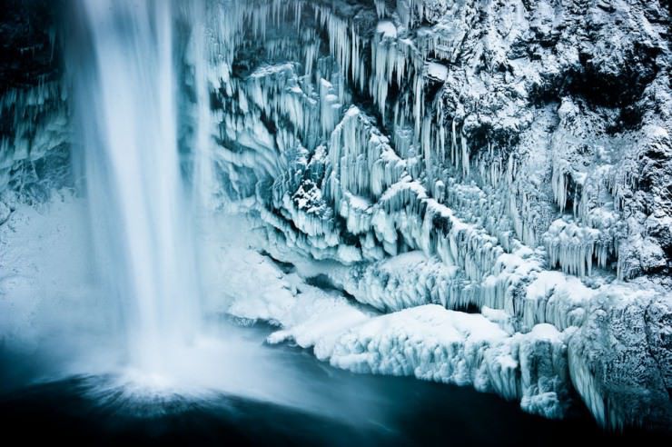 The waterfall