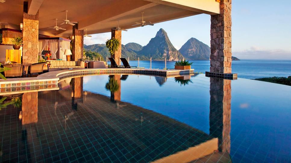This unique and luxurious hillside resort