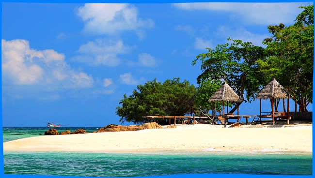 Tubtim Resort, Ao Pudsa, Koh Samet, Rayong, Thailand, Beach.