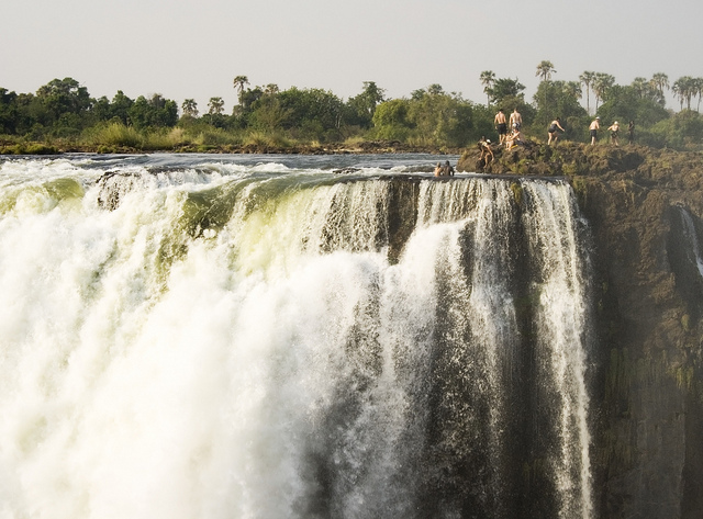 Victoria falls in Zimbabwe