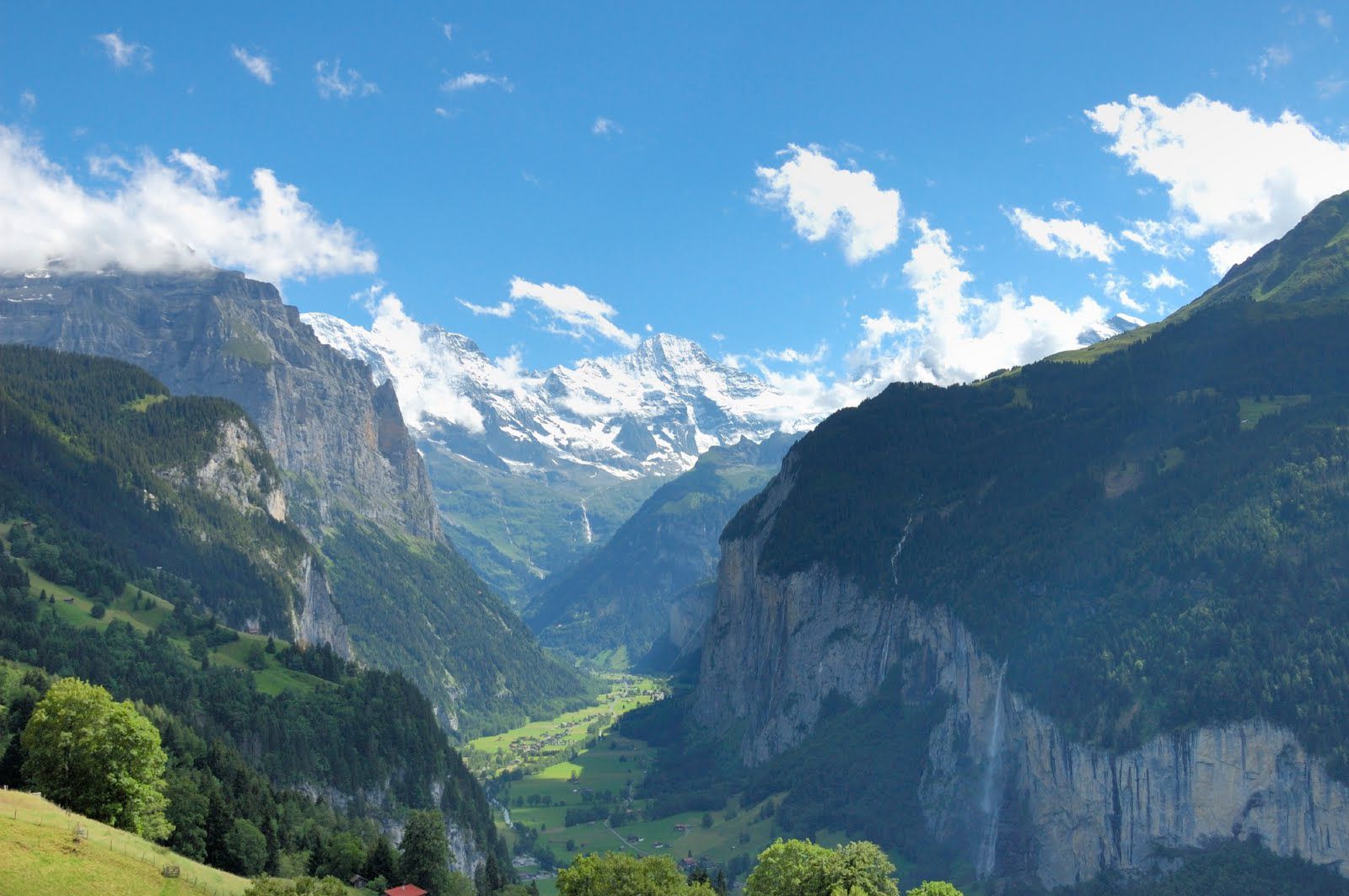 the Lauterbrunnen