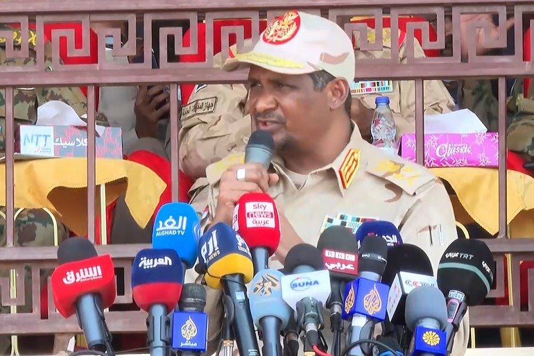 محمد حمدان حميدتي نائب رئيس مجلس السيادة السوداني