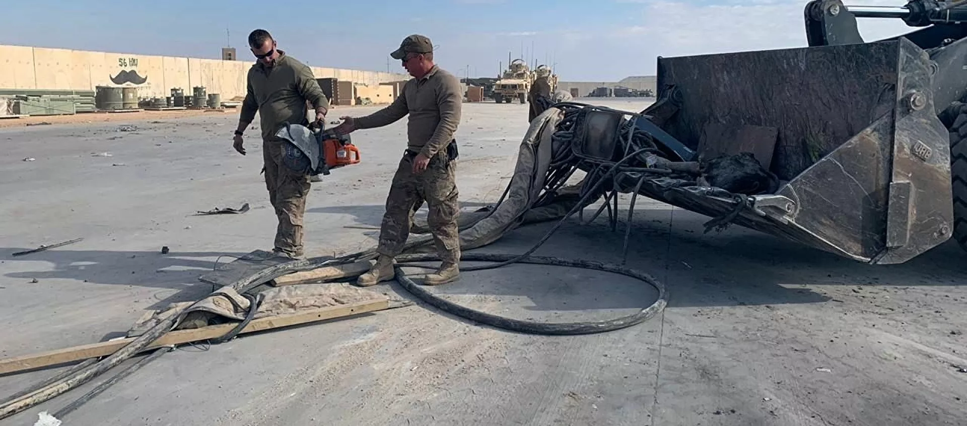 تداعيات قصف القاعدة العسكرية الأمريكية عين الأسد في العراق، 13 يناير 2019 - سبوتنيك عربي, 1920, 24.05.2021