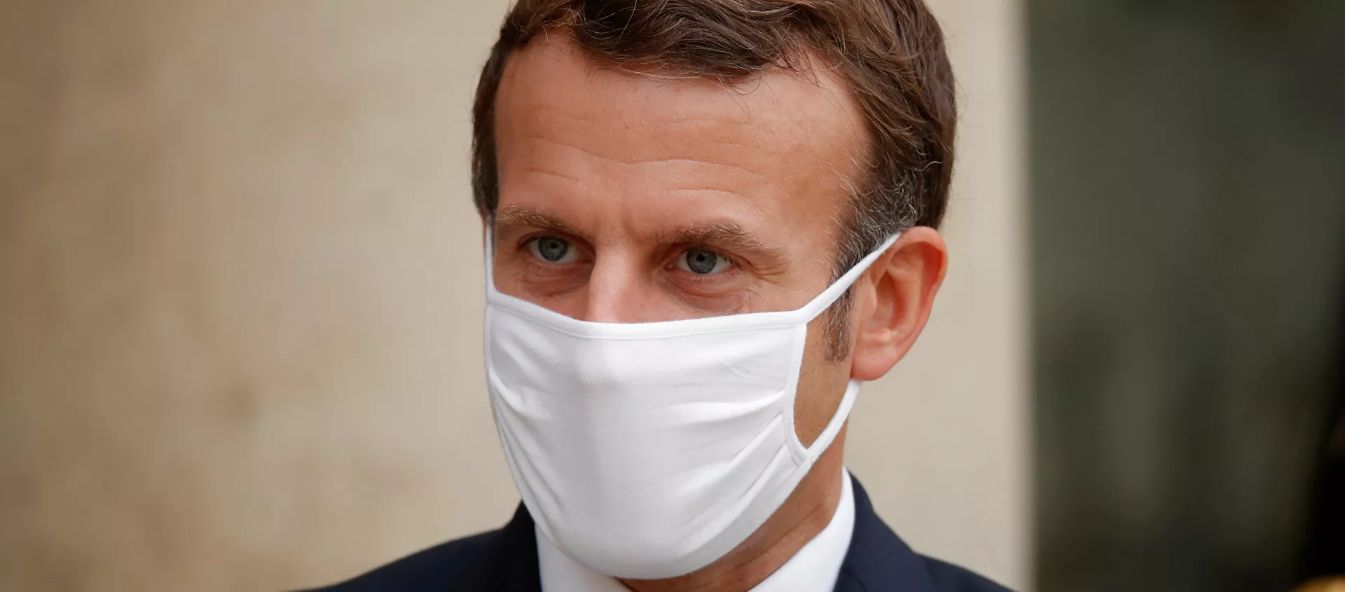 الرئيس الفرنسي إيمانويل ماكرون، (كورونا) في فرنسا، 28 أكتوبر 2020 - سبوتنيك عربي, 1920, 13.05.2021