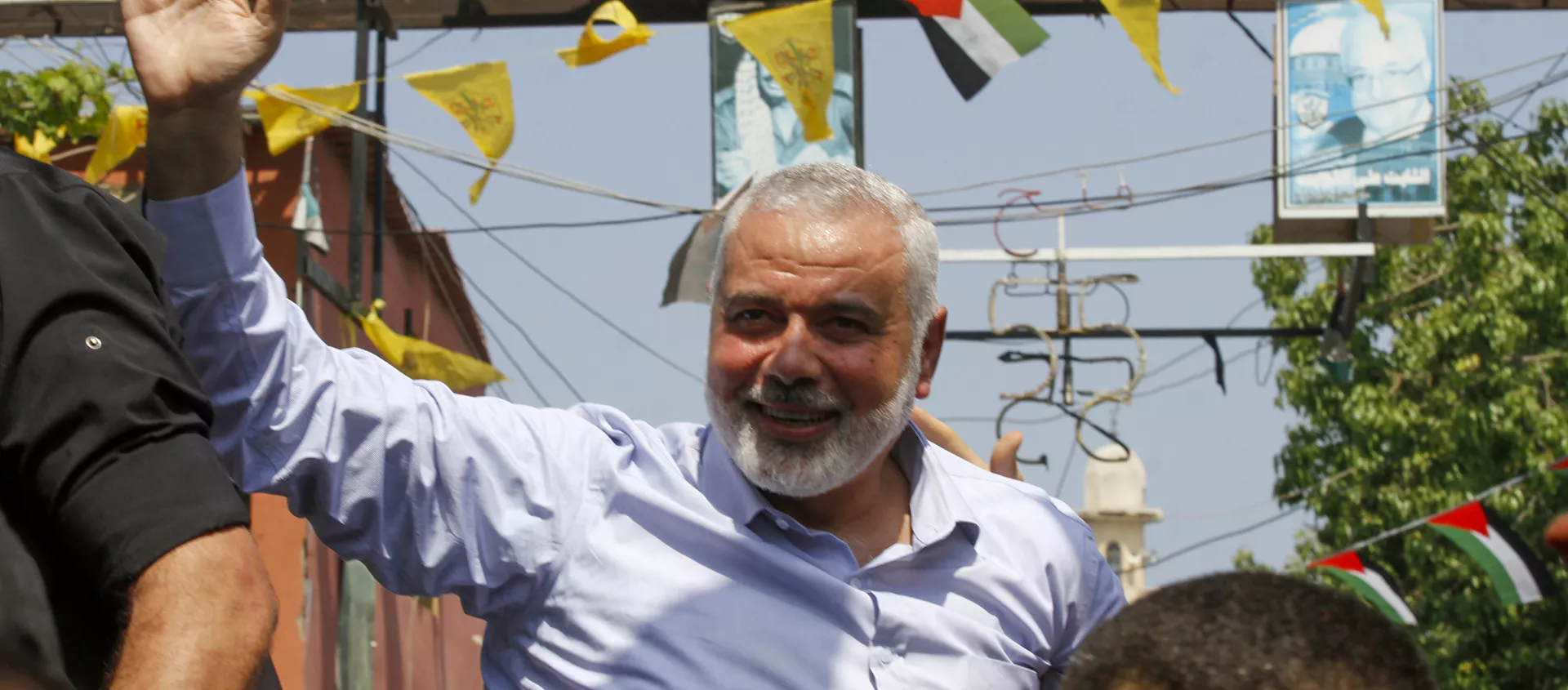 رئيس المكتب السياسي لحركة حماس إسماعيل هنية، مخيم عين الحلوة، لبنان 6 سبتمبر 2020 - سبوتنيك عربي, 1920, 26.05.2021