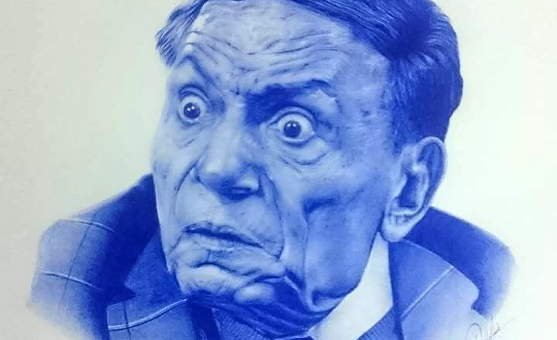 الرسام السوري بشار مالك سليمان يبدع تحفة فنية للنجم المصري عادل إمام - سبوتنيك عربي, 1920, 12.03.2021