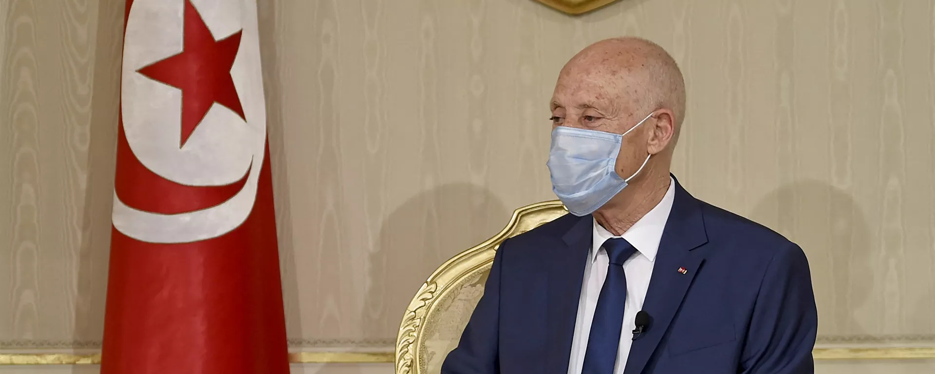 الرئيس التونسي قيس سعيد في قصر قرطاج، تونس 12 ديسمبر 2020 - سبوتنيك عربي, 1920, 09.05.2021
