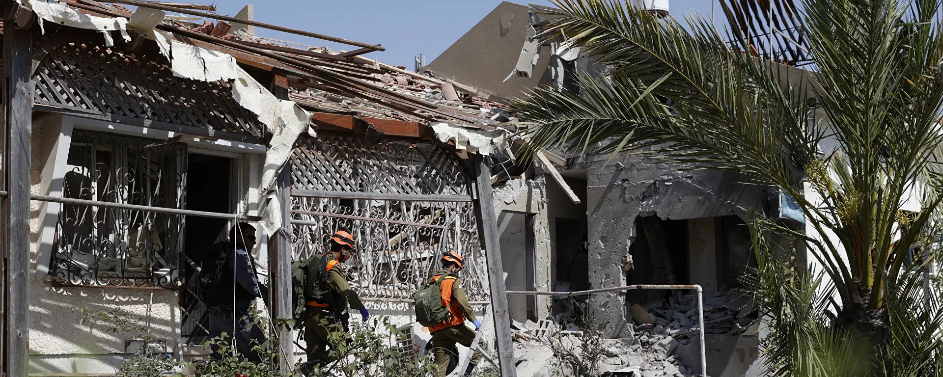 اطلاق المقاومة الفلسطينية الصواريخ من قطاع غزة باتجاه أراضي غلاف غزة، فلسطين 11 مايو 2021 - سبوتنيك عربي, 1920, 23.05.2021