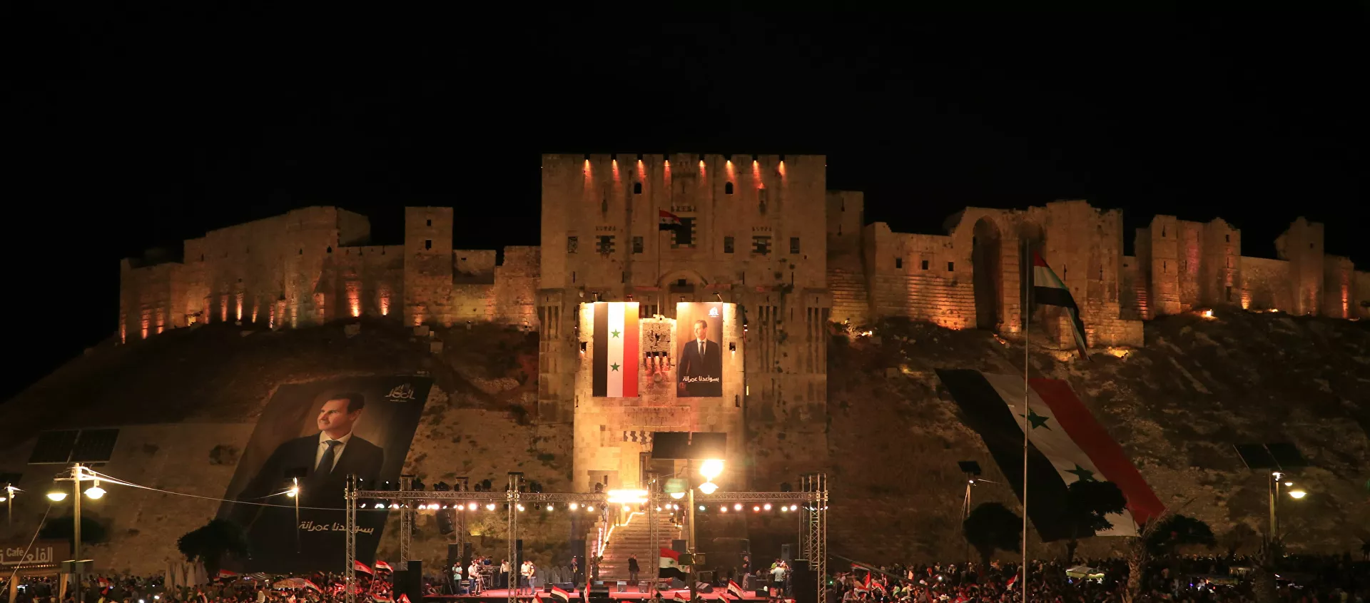 احتفالات حلبية ليلية بفوز الأسد - سبوتنيك عربي, 1920, 29.05.2021