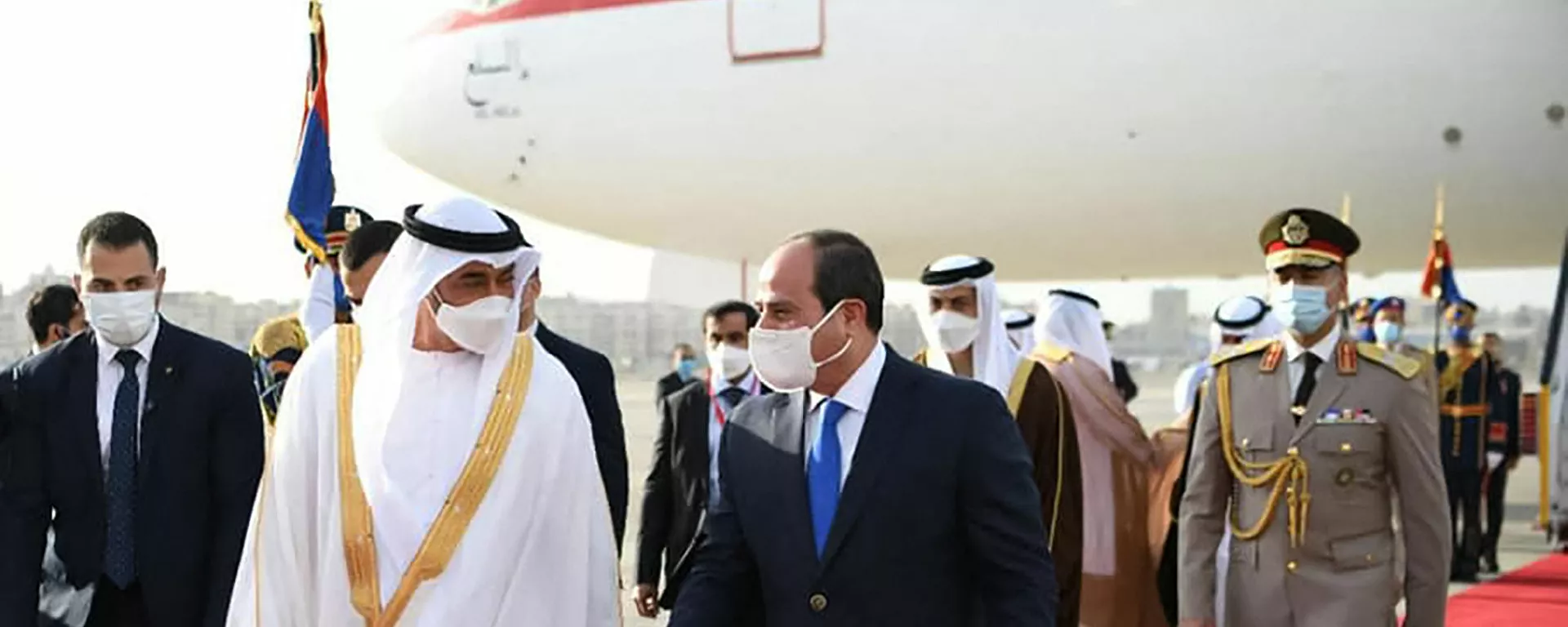 الرئيس المصري عبد الفتاح السيسي مع ولي عهد أبو ظبي الشيخ محمد بن زايد - سبوتنيك عربي, 1920, 03.07.2021