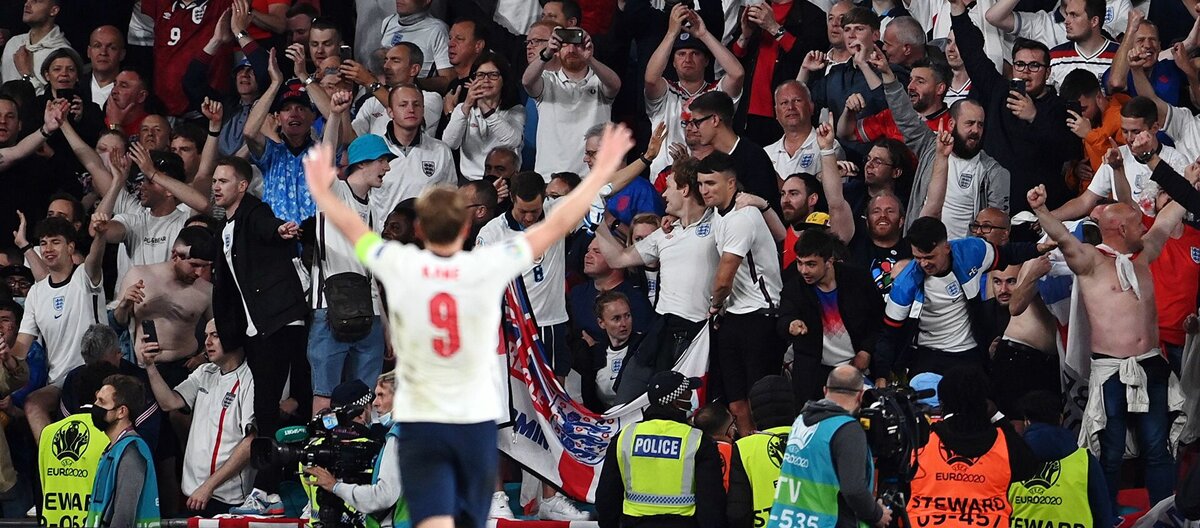 المنتخب الإنجليزي يتأهل إلى نهائي بطولة أمم أوروبا يورو 2020، ملعب ويمبلي، لندن، إنجلترا 7 يوليو 2021 - سبوتنيك عربي, 1920, 10.07.2021