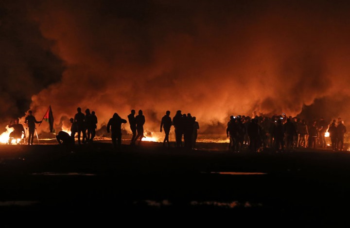 شبان بغزة يواصلون "الإرباك الليلي" لليوم الرابع على التوالي