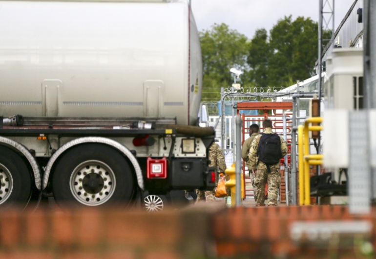 British military to start delivering fuel to petrol stations