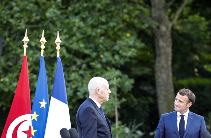 سعيّد يعد ماكرون بـ"خارطة طريق للمرحلة المقبلة"