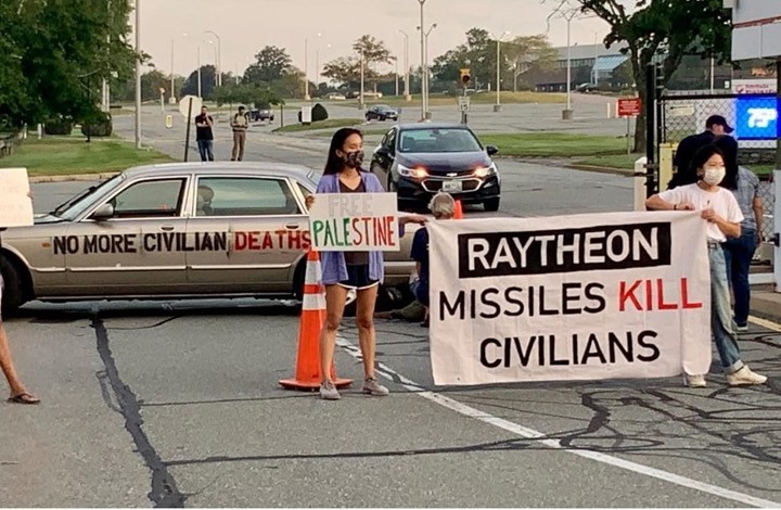 تضامن بأمريكا مع فلسطين ضد مؤسسات تتعامل مع الاحتلال