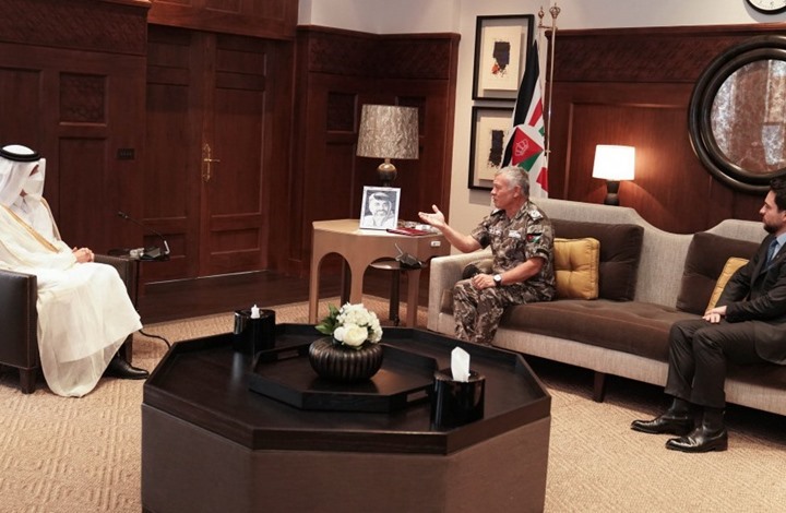 مباحثات أردنية قطرية تناولت قضية فلسطين والوضع بالإقليم