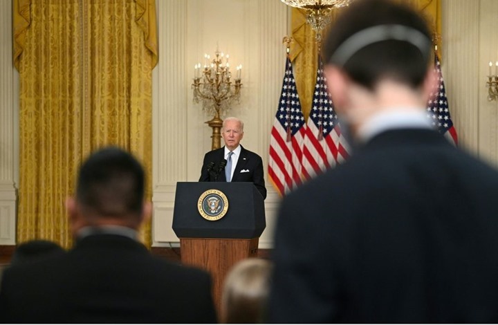 بايدن يلقي خطابا حول أفغانستان ويبرر الانسحاب الأمريكي